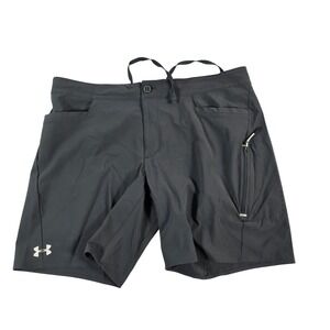 Under‎ Armour Men's Gray Loose Fit Heat Gear Athletic Shorts Size 40